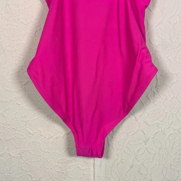Eomenie Hot Pink One Piece Swimsuit Size M - Picture 13 of 15